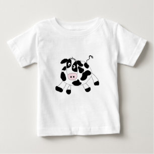 Para Bebê Camiseta e presentes da vaca da fazenda