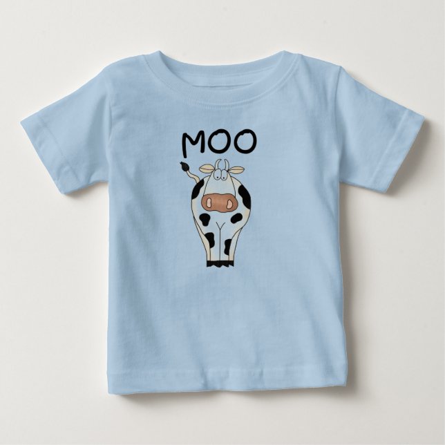 Para Bebê Camiseta e presentes da vaca do MOO (Frente)