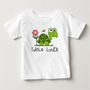 Para Bebê Camiseta e presentes do amante da tartaruga