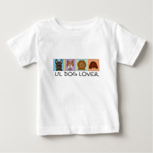 Para Bebê Camiseta e presentes do amante do cão pequeno