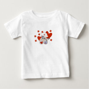 Para Bebê Camiseta e presentes do amor da enfermeira do urso