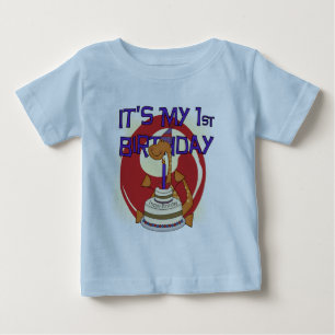 Para Bebê Camiseta e presentes do aniversário de Dino