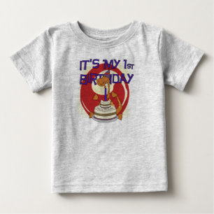 Para Bebê Camiseta e presentes do aniversário de Dino