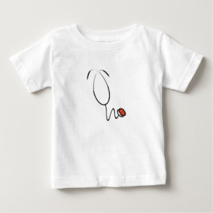 Para Bebê Camiseta e presentes do estetoscópio