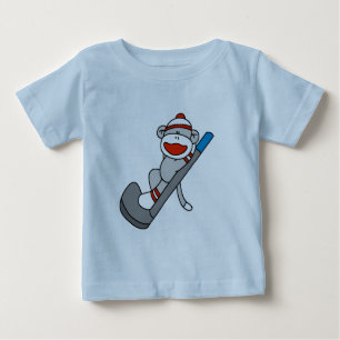 Para Bebê Camiseta e presentes do golfe do macaco da peúga