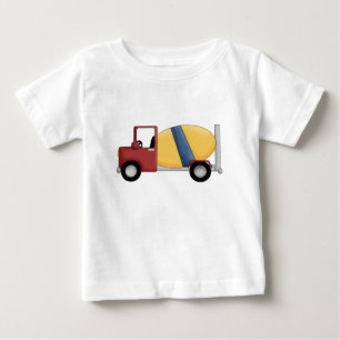 Para Bebê Camiseta e presentes do misturador de cimento