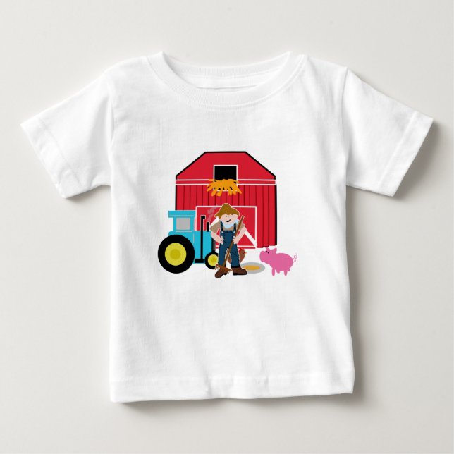 Para Bebê Camiseta e presentes do pátio (Frente)
