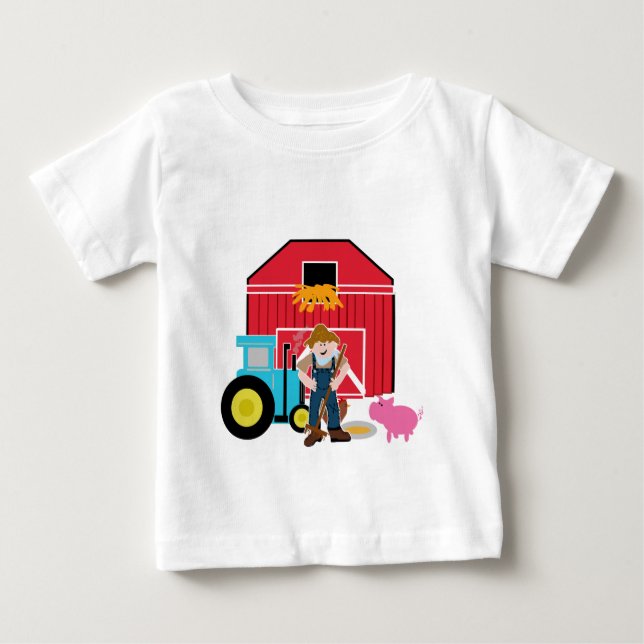 Para Bebê Camiseta e presentes do pátio (Frente)