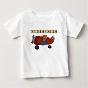 Para Bebê Camiseta e presentes do piloto do urso de ursinho