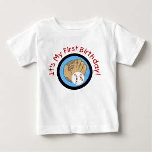 Para Bebê Camiseta e presentes do primeiro aniversario do