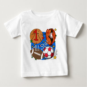 Para Bebê Camiseta e presentes do primeiro aniversario dos