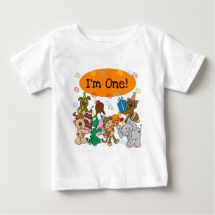 Para Bebê Camiseta e presentes do primeiro aniversario dos