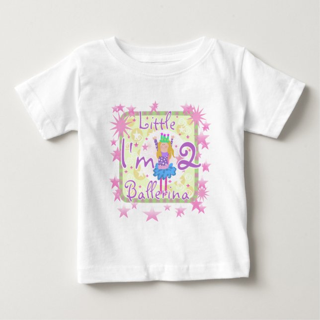 Para Bebê Camiseta e presentes do segundo aniversário da (Frente)