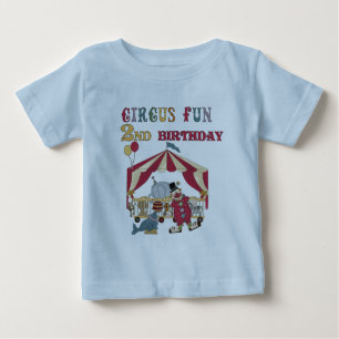 Para Bebê Camiseta e presentes do segundo aniversário do