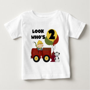 Para Bebê Camiseta e presentes do segundo aniversário do