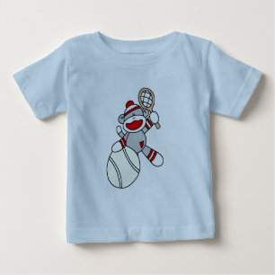 Para Bebê Camiseta e presentes do tênis do macaco da peúga
