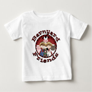 Para Bebê Camiseta e presentes dos amigos do Barnyard
