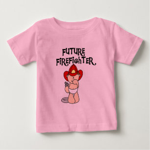 Para Bebê Camiseta e presentes futuros do sapador-bombeiro