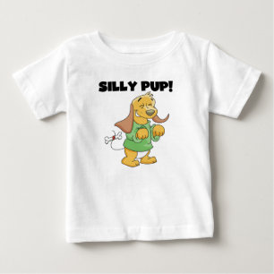 Para Bebê Camiseta e presentes parvos do filhote de cachorro