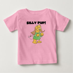Para Bebê Camiseta e presentes parvos do filhote de cachorro