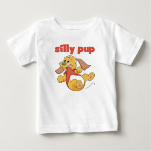 Para Bebê Camiseta e presentes parvos do filhote de cachorro