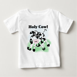 Para Bebê Camiseta e presentes santamente da vaca