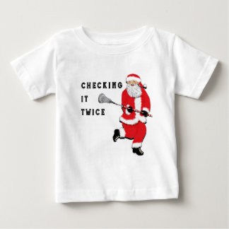 Para Bebê Camiseta engraçada de Lacrosse