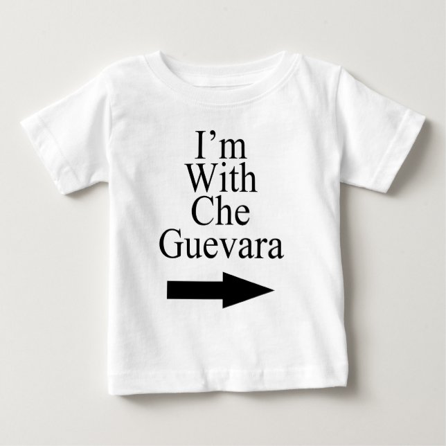 Para Bebê Camiseta Estou Com Che Guevara (Frente)