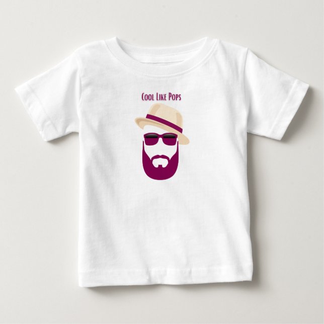 Para Bebê Camiseta eu sou fixe como o pai (Frente)