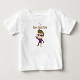 Para Bebê Camiseta eu sou giro como o pai