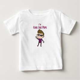Para Bebê Camiseta eu sou giro como o pai