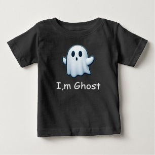 Para Bebê Camiseta Eu Sou um Fantasma Citação Divertida de