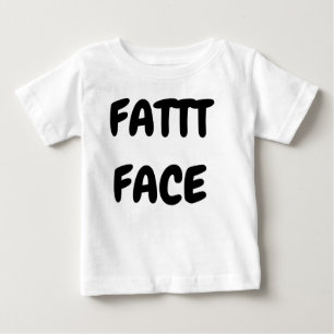 Para Bebê Camiseta FATTT FACE