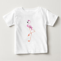 Camiseta Flamingo Rosa Engraçada