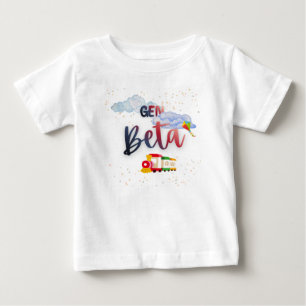 Para Bebê Camiseta Geração Beta