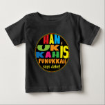 Para Bebê Camiseta "Hanukkah é Funukkah" Baby Fine Jersey<br><div class="desc">"Hanukkah É Funukkah" Baby Fine Jersey T-Shirt. Personalize eliminando "diz Jake" E escolha seu estilo de fonte, tamanho, cor e texto favoritos para ajustado da ocasião! Este design pode também ser usado para outras roupas, estilos e cores. Obrigados para parar e comprar! Muito apreciado! Feliz Chanukah/Hanukkah!Estilo: T-Shirt Baby Fine JerseySua...</div>