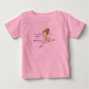 Para Bebê Camiseta Hope Ballerina