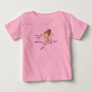 Para Bebê Camiseta Hope Ballerina