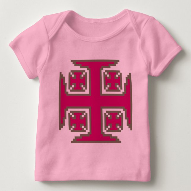 Para Bebê Camiseta HoPi Kross™ Baby Lap (Frente)