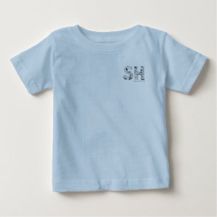 Para Bebê Camiseta Ilustrada da Praia de Stone Harbor NJ