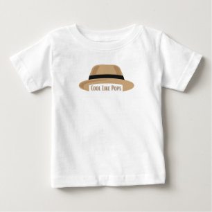 Para Bebê Camiseta I'm cool like pops