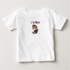 Para Bebê Camiseta I'm cool like pops