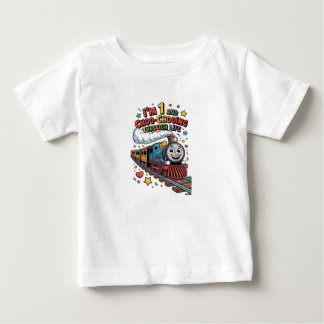 Para Bebê Camiseta Infantil 1º Aniversário Choo Chooing Atra