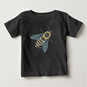 Para Bebê Camiseta infantil - Abelha (vibrante)