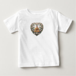 Para Bebê Camiseta Infantil Alma Buda Meditação Zen