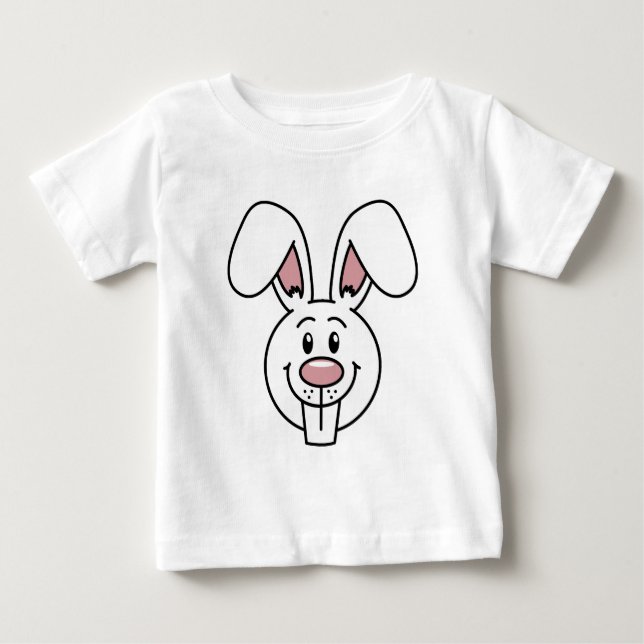 Para Bebê Camiseta Infantil Bunny (Frente)