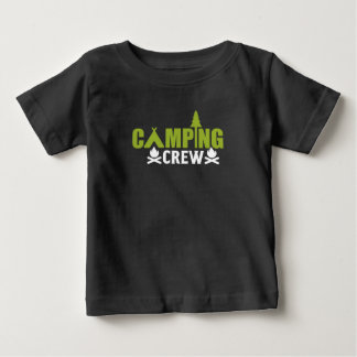 Para Bebê Camiseta infantil Camping Crew kids camping