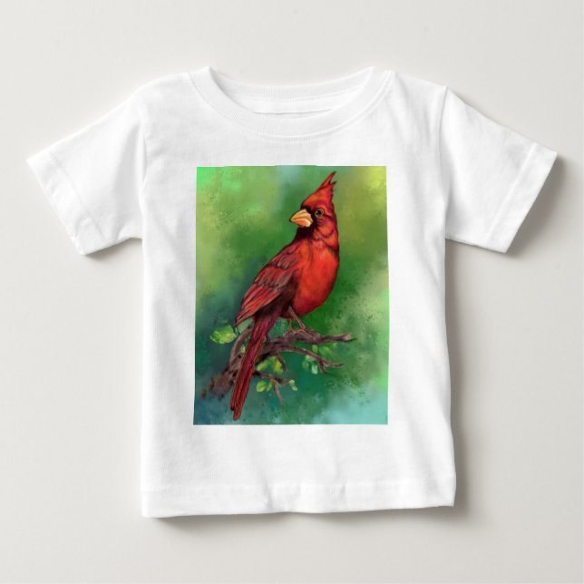 Para Bebê Camiseta Infantil Cardinal Baby (Frente)