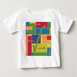 Para Bebê Camiseta Infantil Colorblocks