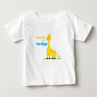 Para Bebê Camiseta infantil com uma girafa fofa